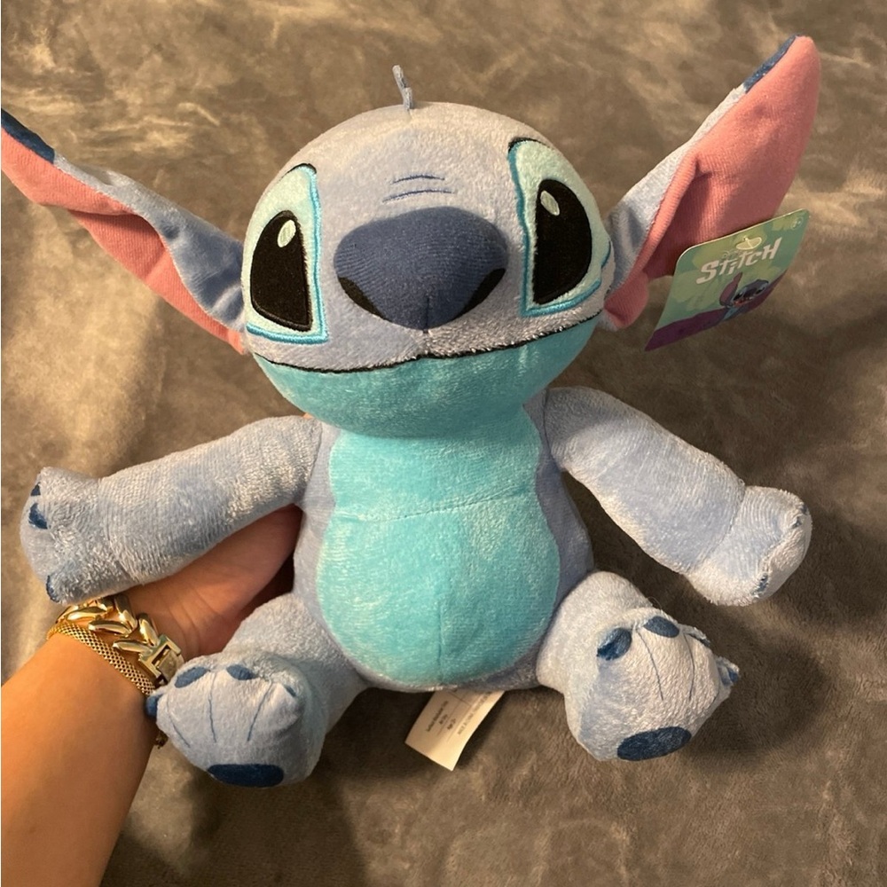 Disney Plush Stuffed Animal in Blue and Pink